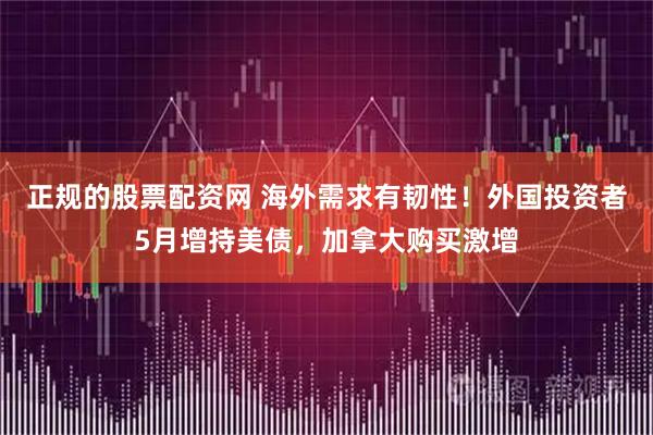 正规的股票配资网 海外需求有韧性！外国投资者5月增持美债，加拿大购买激增